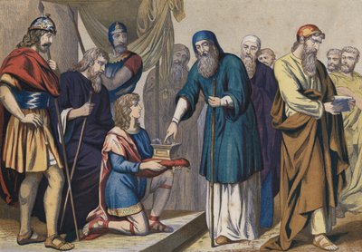 The Distribution of the Land of Canaan by English School
